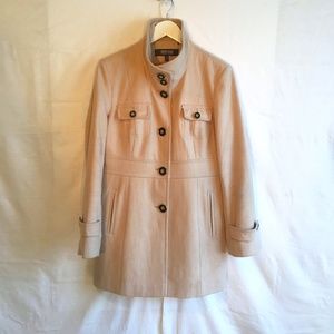 Kenneth Cole Winter Wool Coat with High Neck